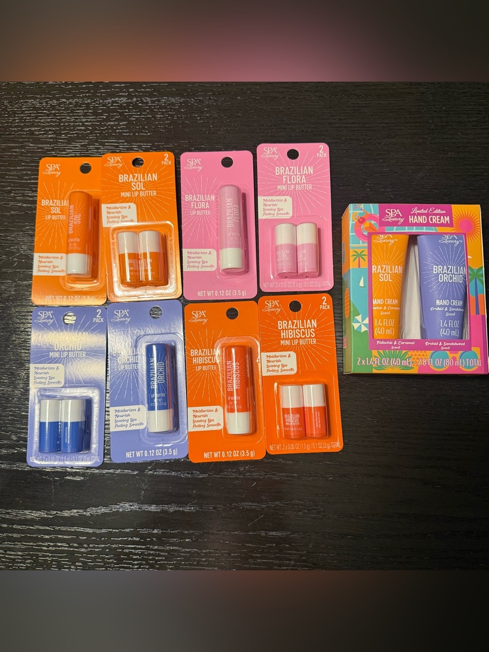 SPA Luxury Brazilian Lip Butter & Hand Cream Set